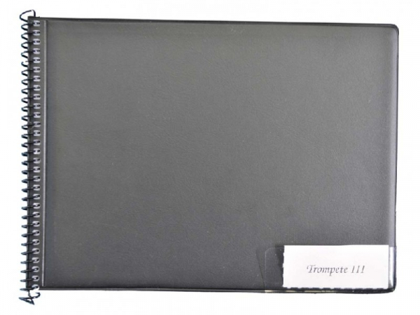 Marschnotenmappe schwarz STAR 246-30-S