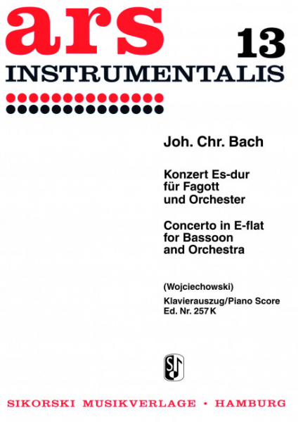Konzert Es-Dur für Fagott und Orchester für Fagott und Klavier