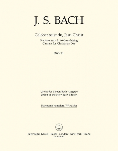 Gelobet seist du, Jesu Christ Kantate Nr.91 BWV91