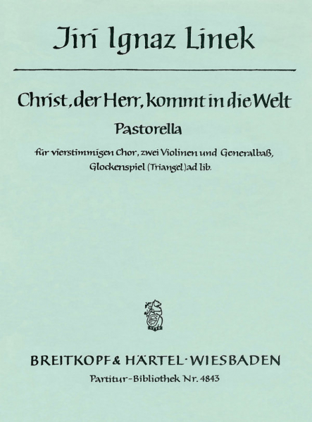 Christ der Herr kommt in die Welt für gem Chor und Orchester