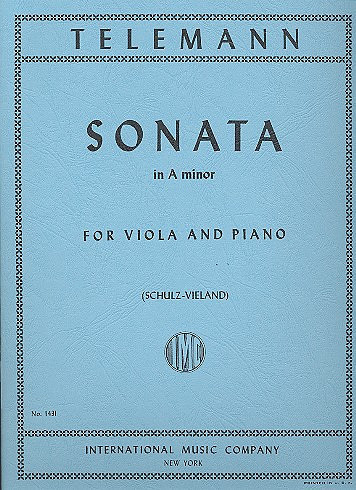 Sonata a minor for viola and piano