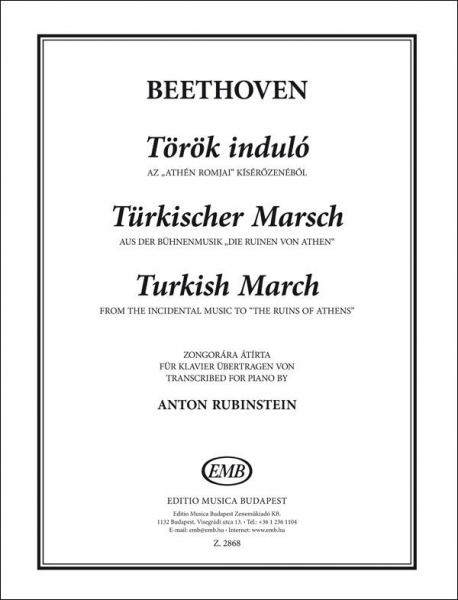 Türkischer Marsch op.111 für Klavier