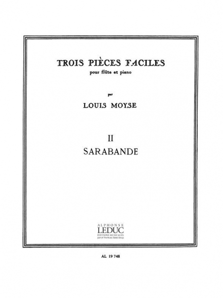 Sarabande pour flûte et piano