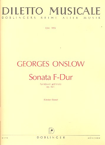 Sonate F-Dur op.16,1 für Viola und Klavier