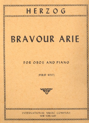 Bravour Arie for oboe and piano