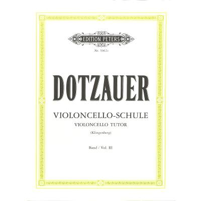 Schule für Cello Violoncello-Schule Band 3