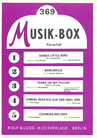 Musik-Box 369: Klavierheft