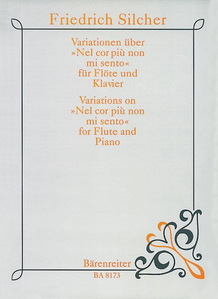 Variationen über Nel cor piu non me sento für Flöte und Klavier