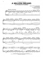 Vorschau: Einzelausgabe für Klavier Vorschau: Einzelausgabe für Klavier A Million Dreams (aus The greatest showman)