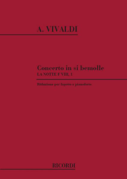 Konzert B-Dur RV501 für Fagott und Streichorchester