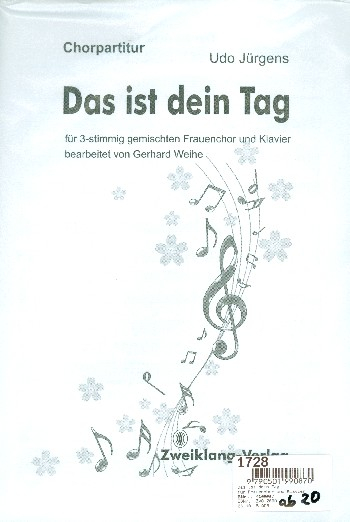 Das ist dein Tag für Frauenchor und Klavier