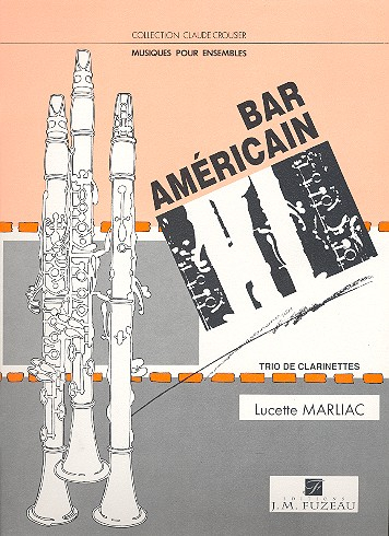 Bar américain pour 3 clarinettes partition et parties