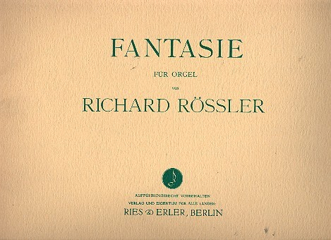 Fantasie für Orgel