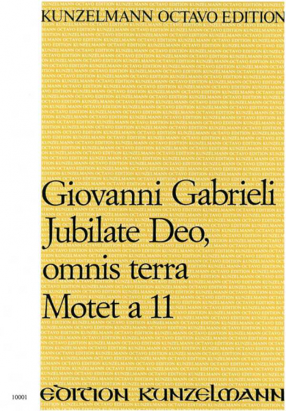 Jubilate deo omnis terra für gem Chor, Bläser und Orgel