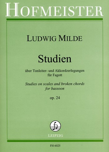 Studien über Tonleiter- und Akkordzerlegungen op.24 für Fagott