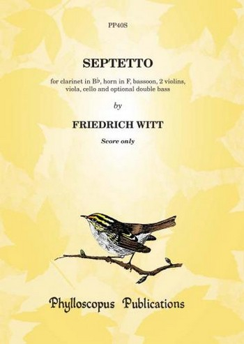 Septetto for clarinet, horn, bassoon and string quartett