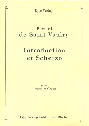 Introduction et Scherzo pour basson et orgue