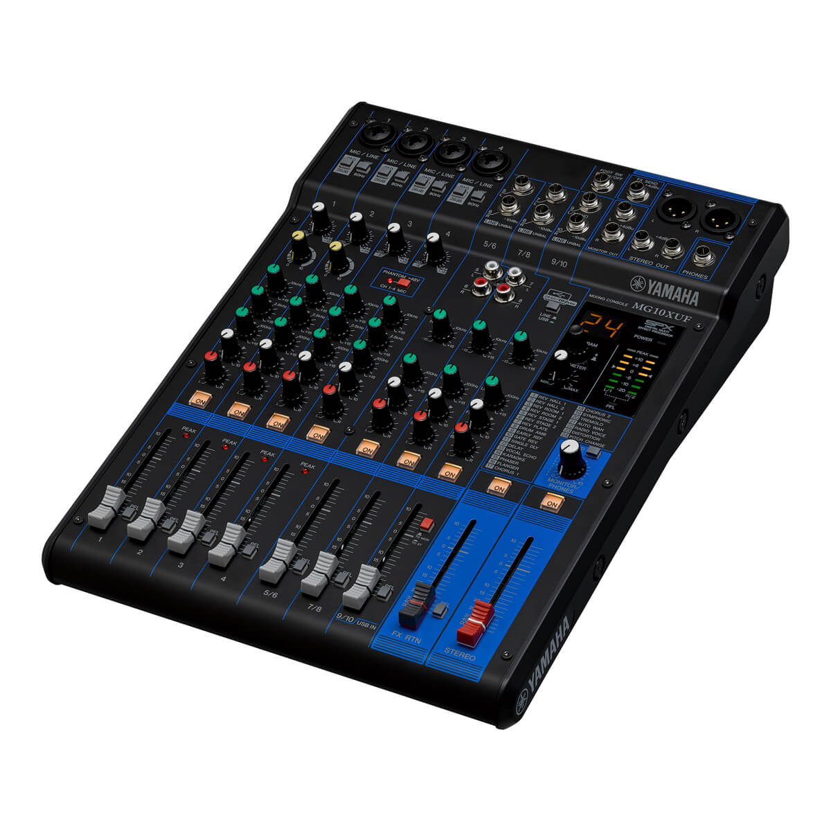 Yamaha MG10XUF (Studio- und Livemixer), Mischpult, Schwarz - Image 4
