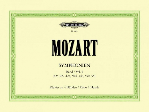 Sinfonien Band 1 für Klavier zu 4 Händen