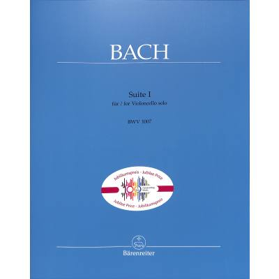 Spielpartitur Suite 1 G-Dur BWV 1007