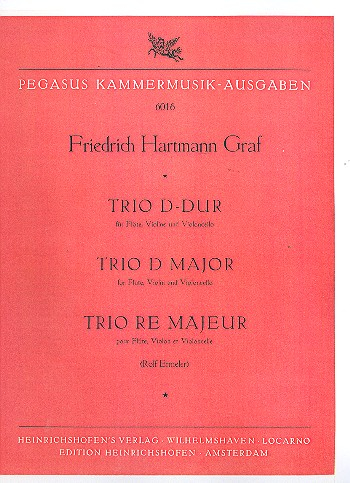 Trio D-Dur für Flöte, Violine und Violoncello