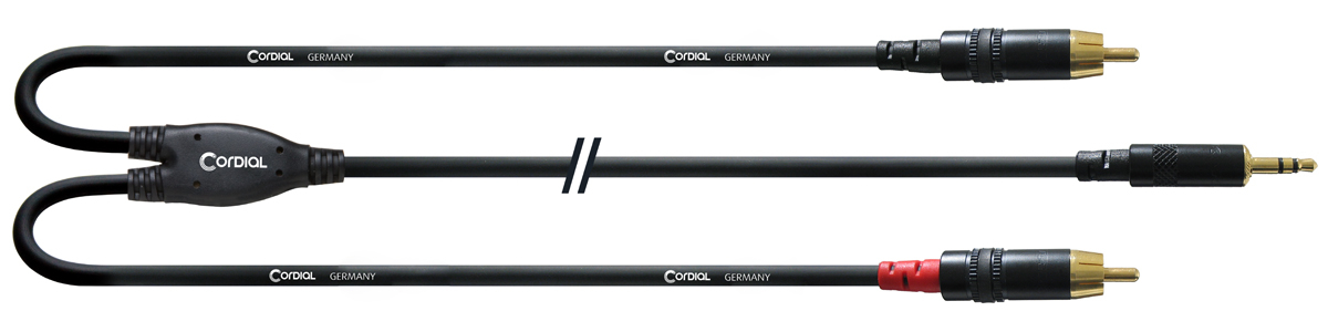 Cordial Cfy 3 Wcc 3 M Miniklinke 3,5 Stereo/ Cinch Male - Bild 3