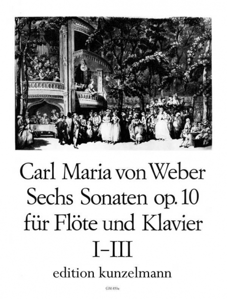6 Sonaten op.10 Band 1 (Nr.1-3) für Flöte und Klavier