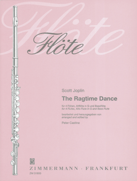 The Ragtime Dance für 4 Flöten, Altflöte in G und Baßflöte