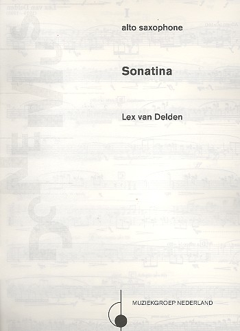 Sonatina for alto saxophone and piano