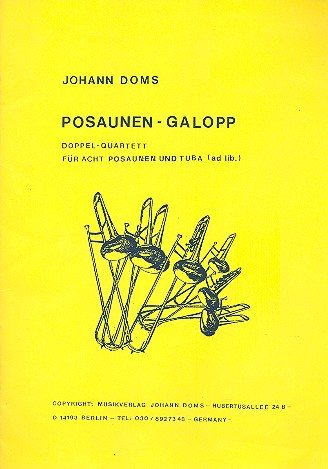 Posaunen-Galopp für 8 Posaunen und Tuba ad lib.