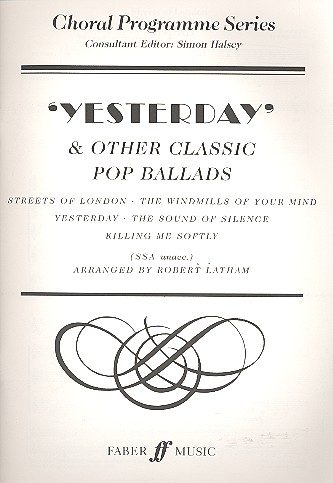 Yesterday and other classic Pop Ballads for female chorus a cappella