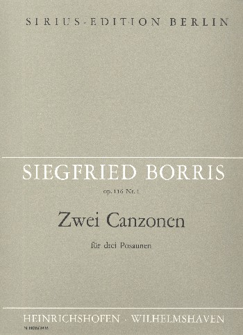 2 Canzonen op.116,1 für 3 Posaunen