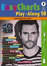 Spielbuch Instrumente Easy Charts Playalong Band 10