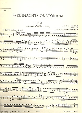 Weihnachtsoratorium BWV248 für Soli, Chor und Orchester