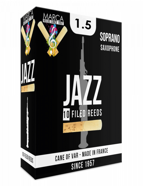 B-Sopran-Saxophon-Blatt Marca Jazz Filed 1,5