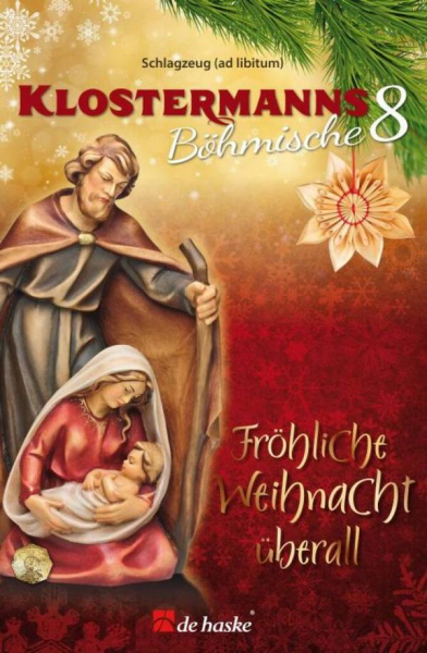 Klostermanns böhmische 8 - Fröhliche Weihnacht überall für 5-x Blasinstrumente (Schlagzeug und Glock
