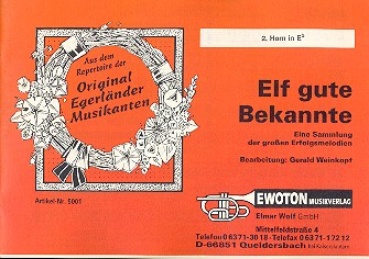 Mosch Welterfolge Band 6 - 11 gute Bekannte: für Blasorchester
