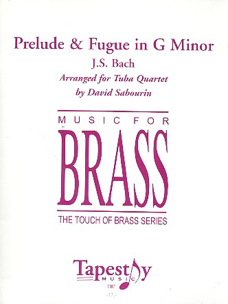 Prelude and Fugue in g Minor for 4 tubas