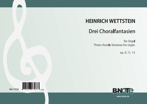 3 Choralfantasien für Orgel