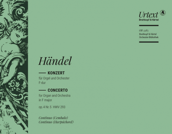 Konzert F-Dur op.4,5 HWV293 für Orgel und Orchester
