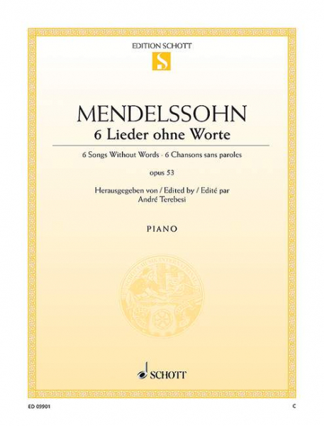 6 Lieder ohne Worte op. 53 für Klavier