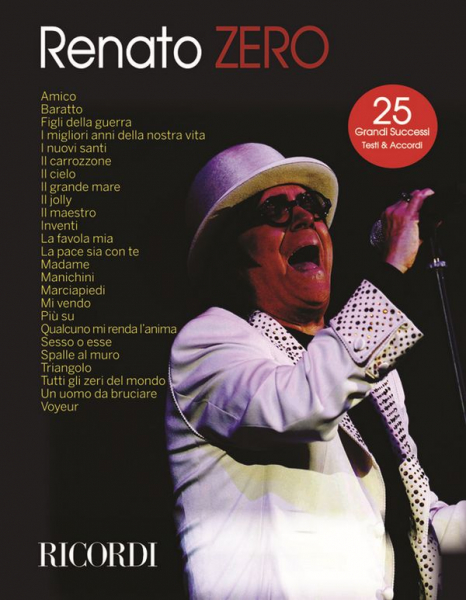 Renato Zero per voce e cihtarra