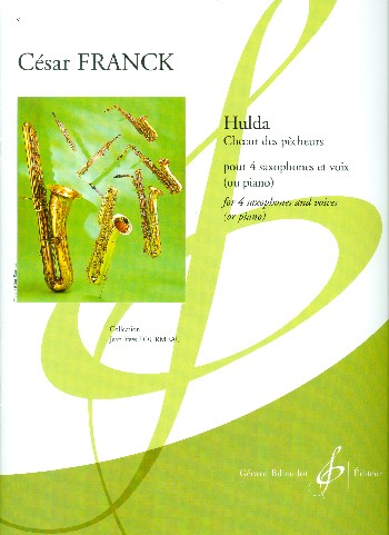 Hulda pour 4 saxophones (ATTBar) et voix (piano)