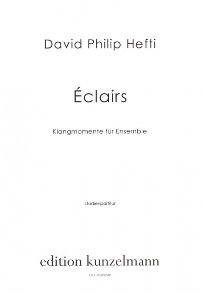 Éclairs - Klangmomente für Orchester