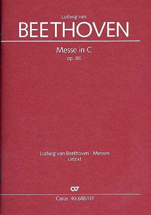 Messe C-Dur op.86 für Soli, gem Chor und Orchester