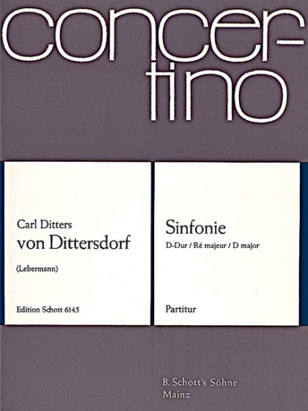 Sinfonie D-Dur Krebs vakat für Orchester