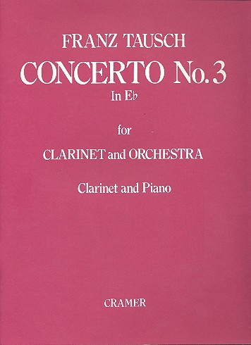 Concerto E flat major No.3 for clarinet and orchestra
