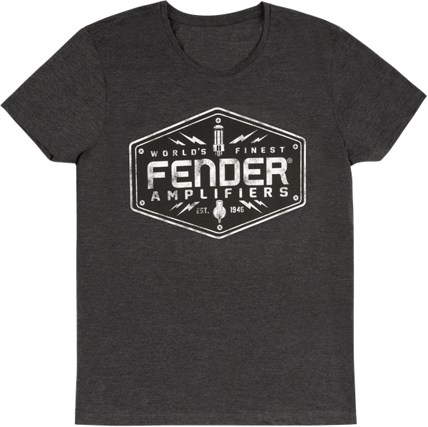T-Shirt Fender T-Shirt Amplifiers Dark Grey XXL