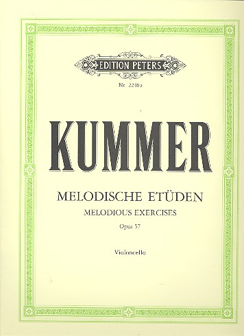 10 melodische Etüden op.57 für Violoncello