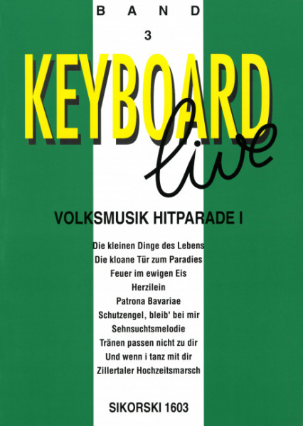 KEYBOARD LIVE BAND 3 VOLKSMUSIK HITPARADE I